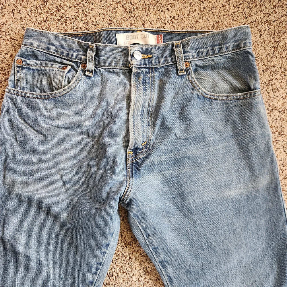 Levi's 517 Bootcut Men's Blue Jeans Size 33x30 - Picture 5 of 14
